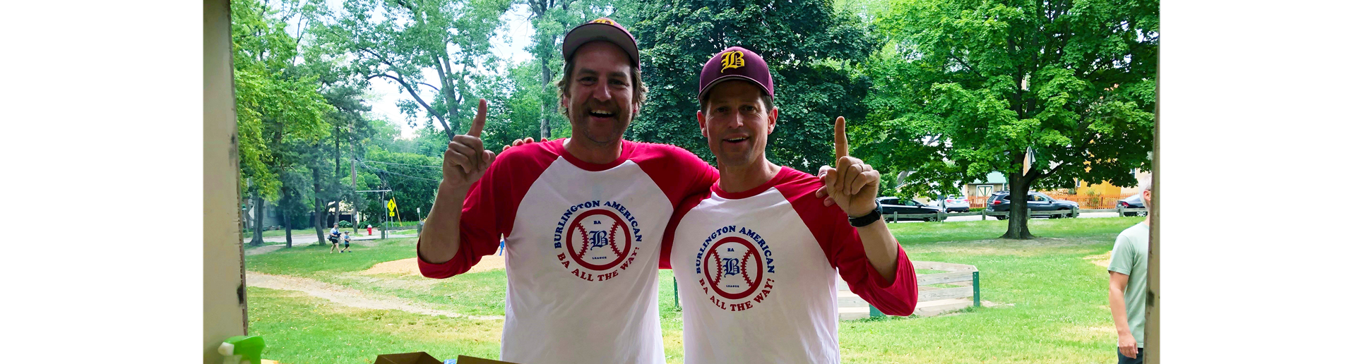 Couple of coaches at the Snack Shack